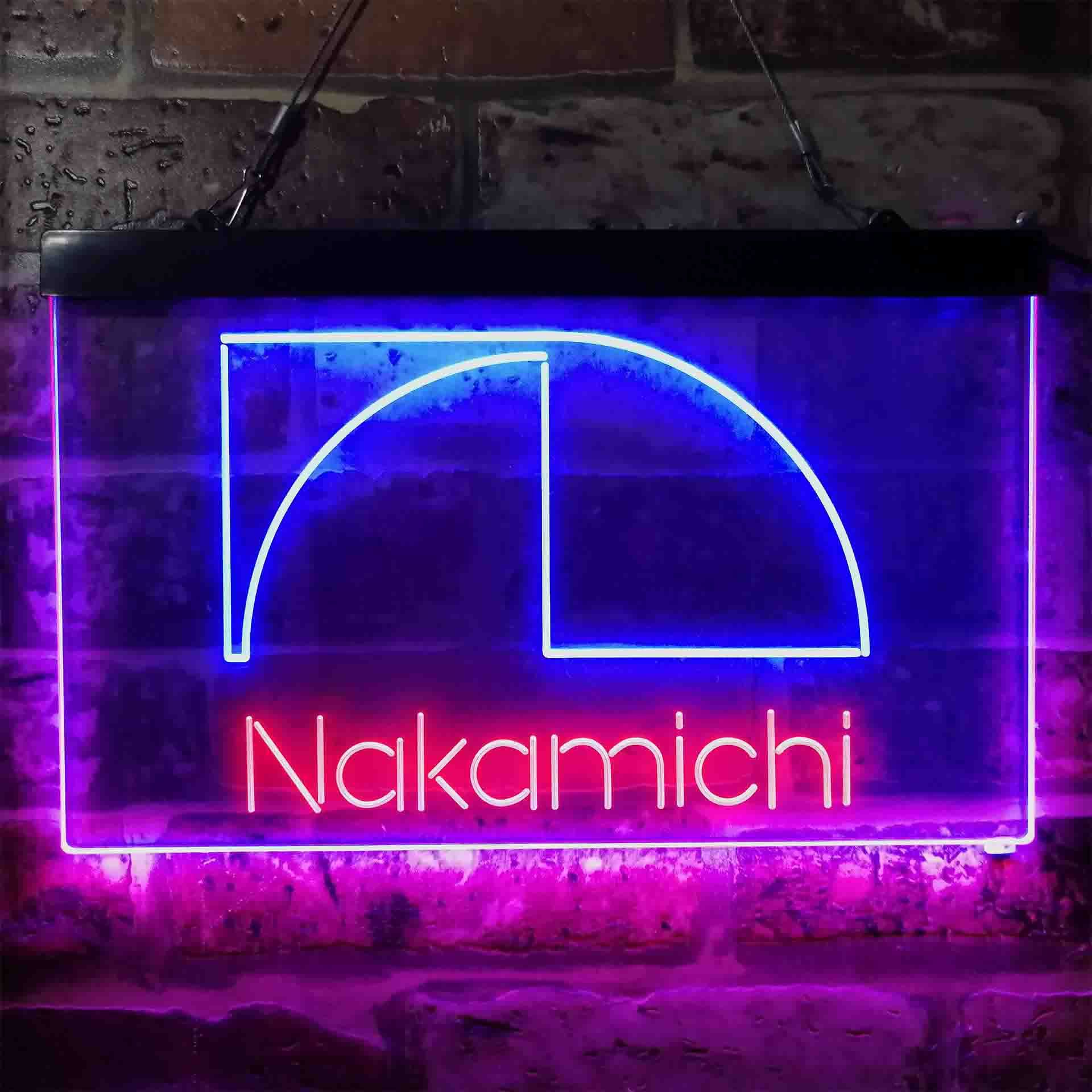 Nakamichi Logo Dual LED Neon Light Sign